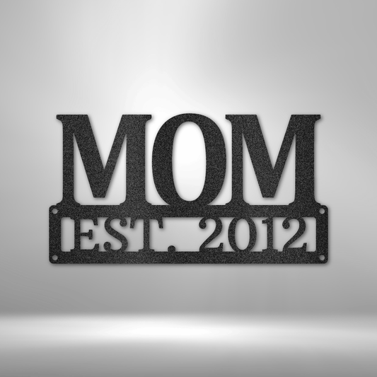 Mothers day Mom customized metal art sign