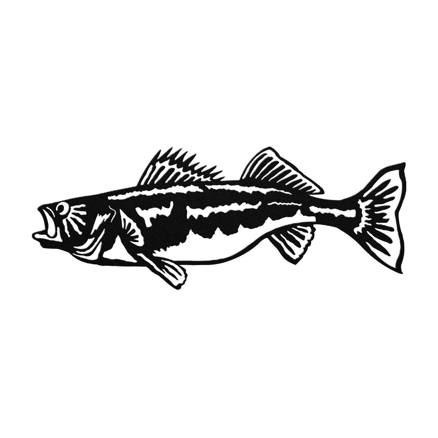 Walleye fish Metal Art Wall decor Made in USA