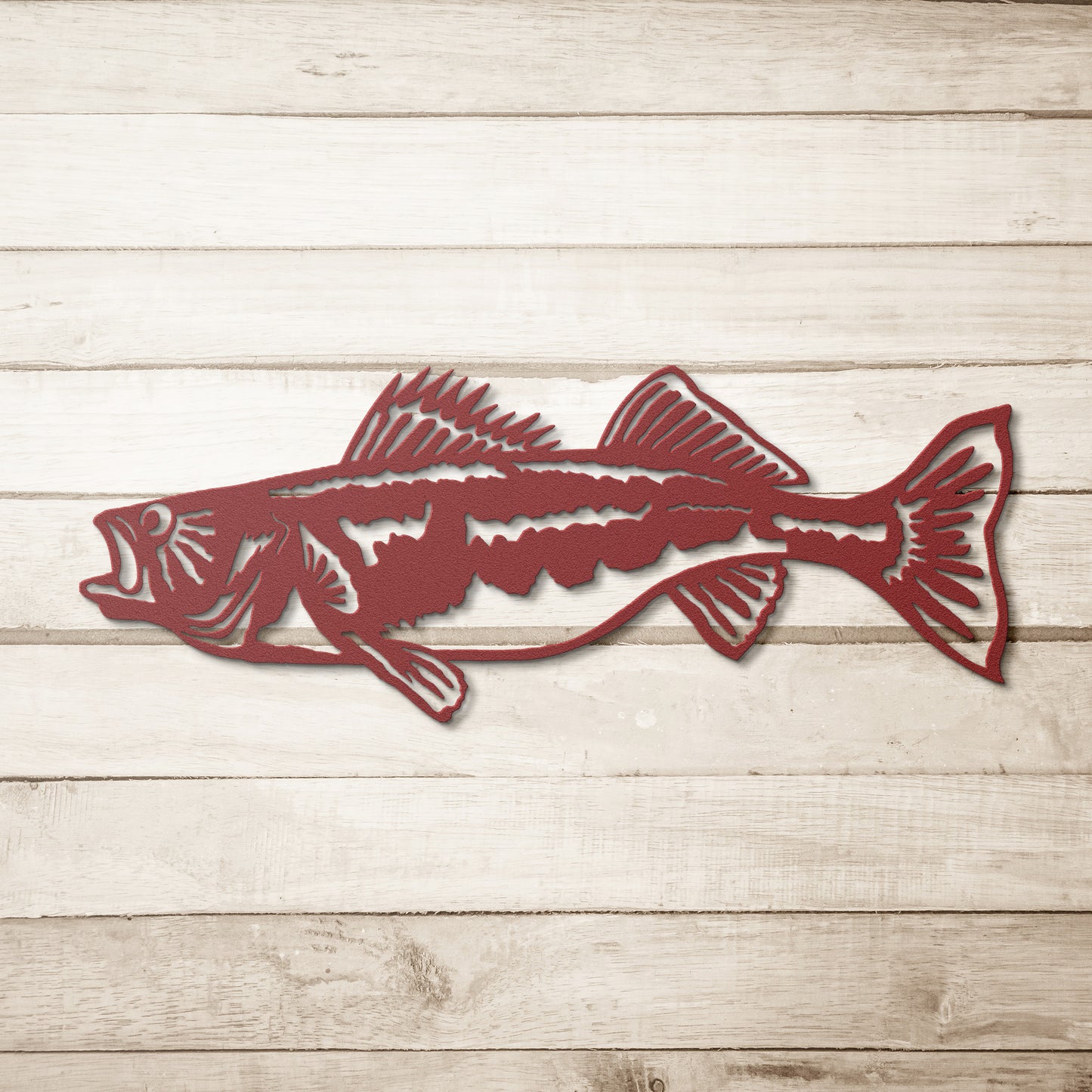 Walleye fish Metal Art Wall decor Made in USA