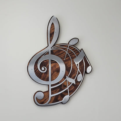 Musical note wall décor beamish metal works