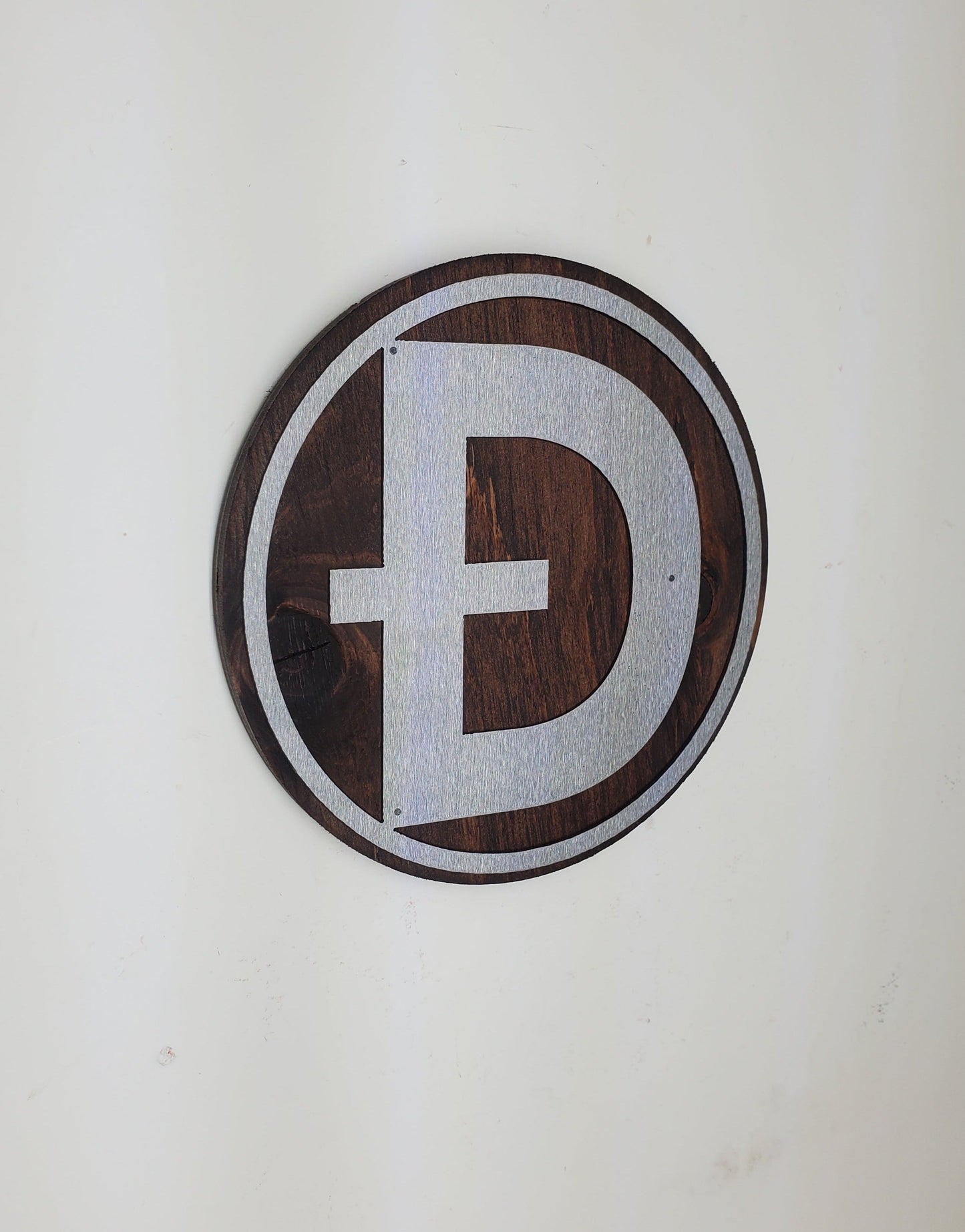 Dogecoin Crypto metal and wood sign  Doge  Made in USA       Bitcoin Ethereum Solana, Avalanche, Tron, Ripple,