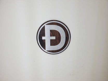 Dogecoin Crypto metal and wood sign  Doge  Made in USA       Bitcoin Ethereum Solana, Avalanche, Tron, Ripple,