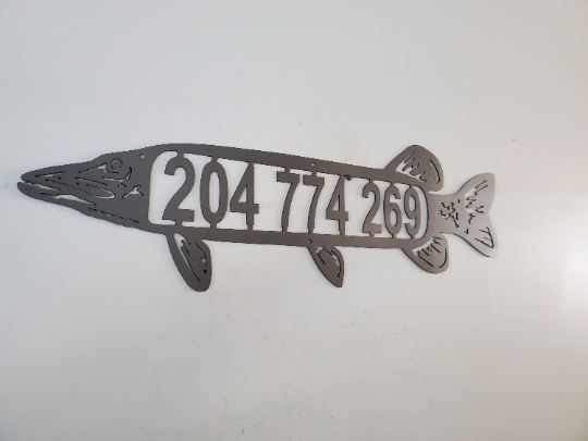 Northern Pike dnr number display