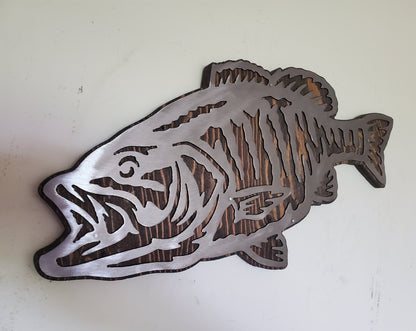 small mouth bass metal art beamish metal works