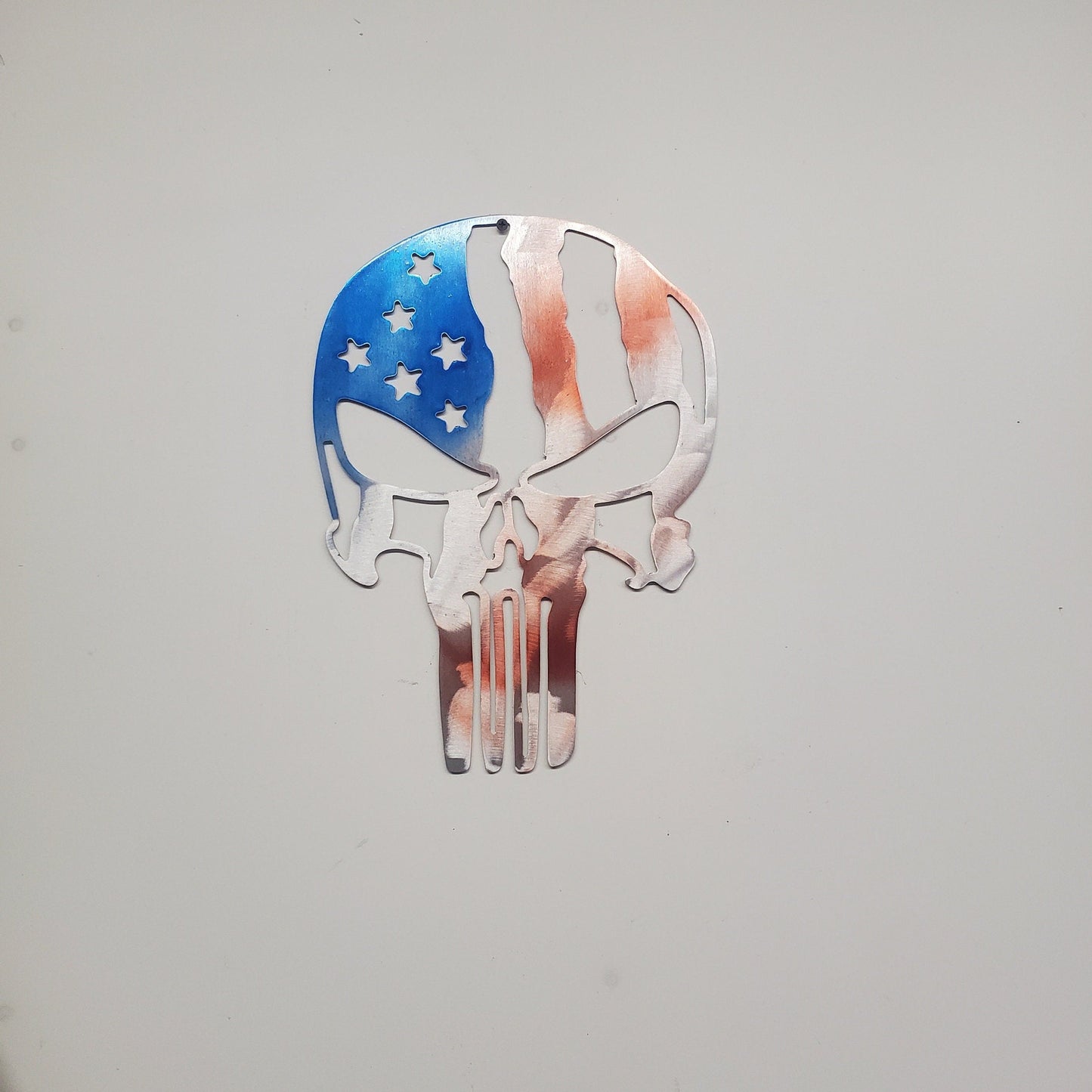Punisher skull American flag design