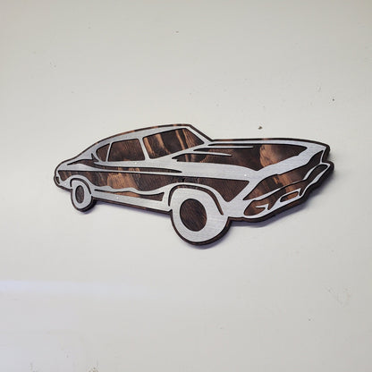 Chevy Chevelle Tribute Sign | Metal Art on Wood | Made in USA