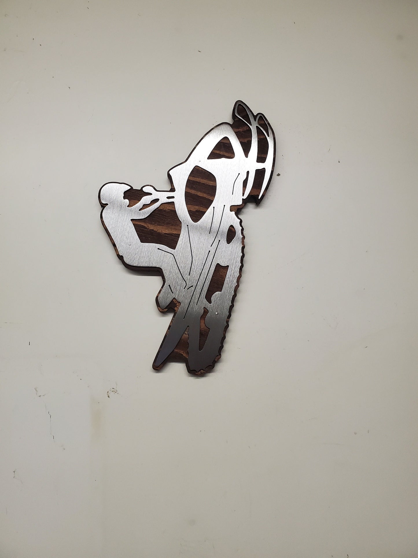 Snowmobile metal art sign Made in USA v2