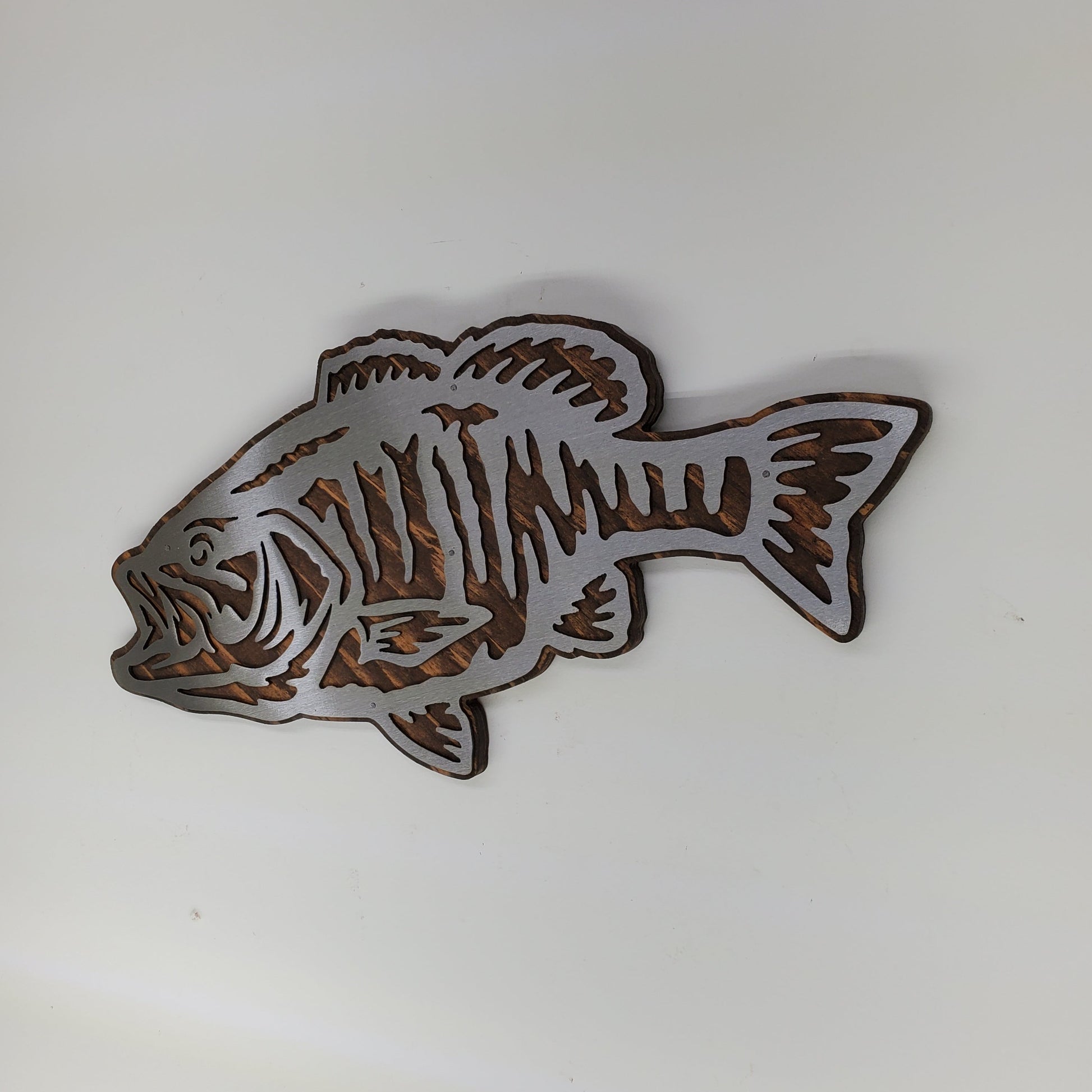 small mouth bass metal art beamish metal works