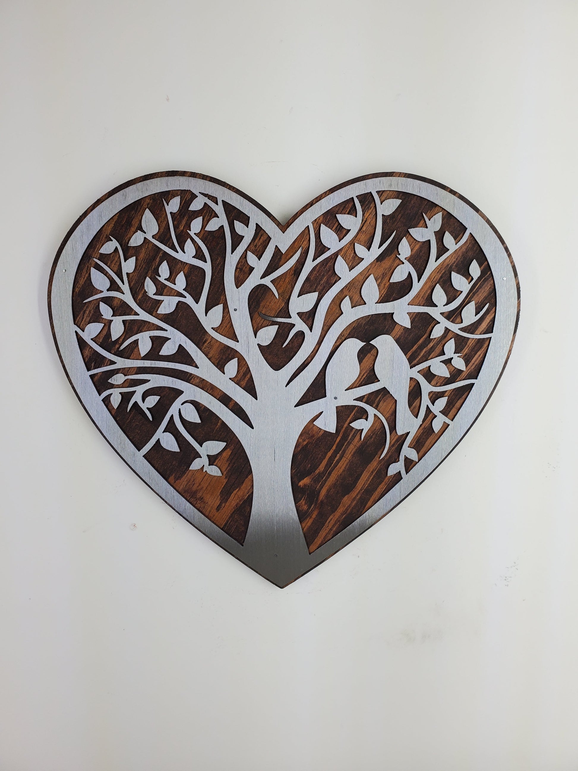 metal art tree of life heart beamish