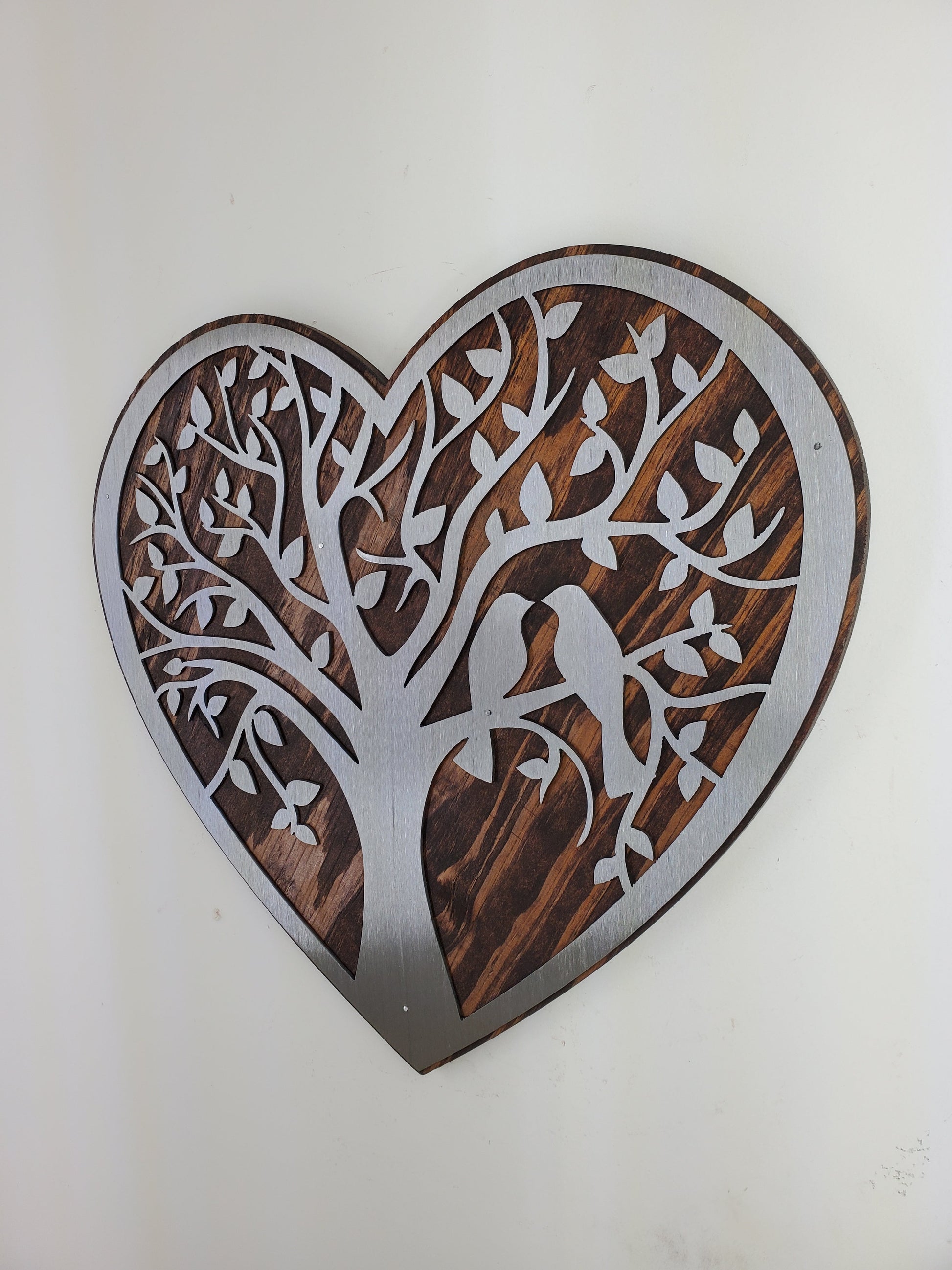 metal art tree of life heart beamish