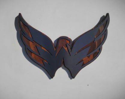 Washington Capitals Weagle Metal art tribute     Made in USA